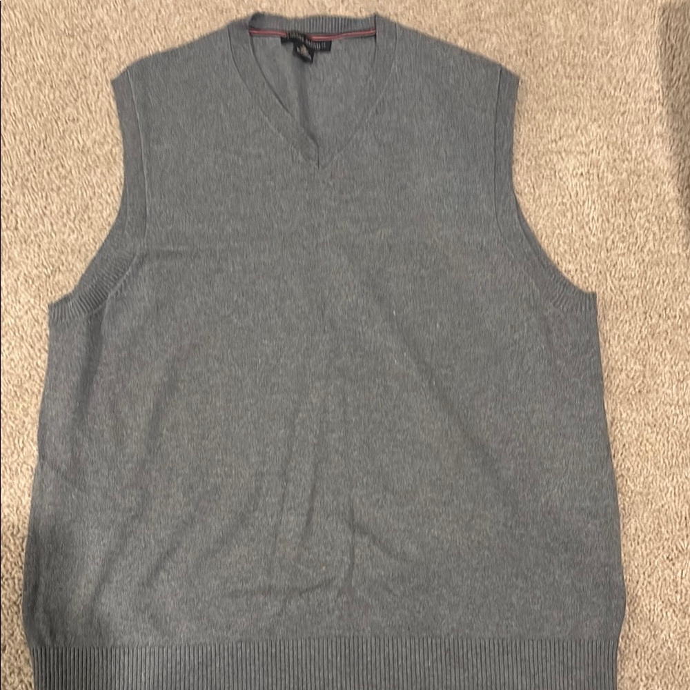 Banana Republic Gray V-Neck Sweater
